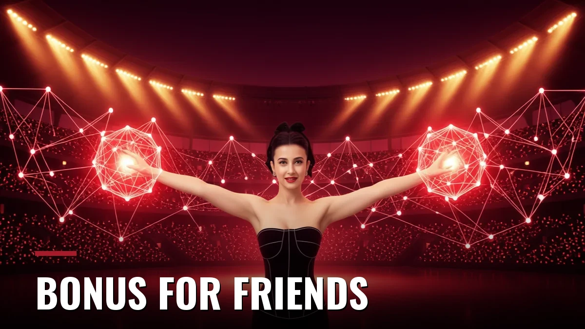 Bonus for Friends: earn from your whole network